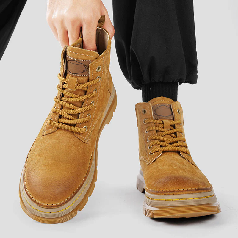 Damen Modische Schnürstiefel mit strapazierfähiger Sohle und hohem Schaft Heidi Mode - Image 4