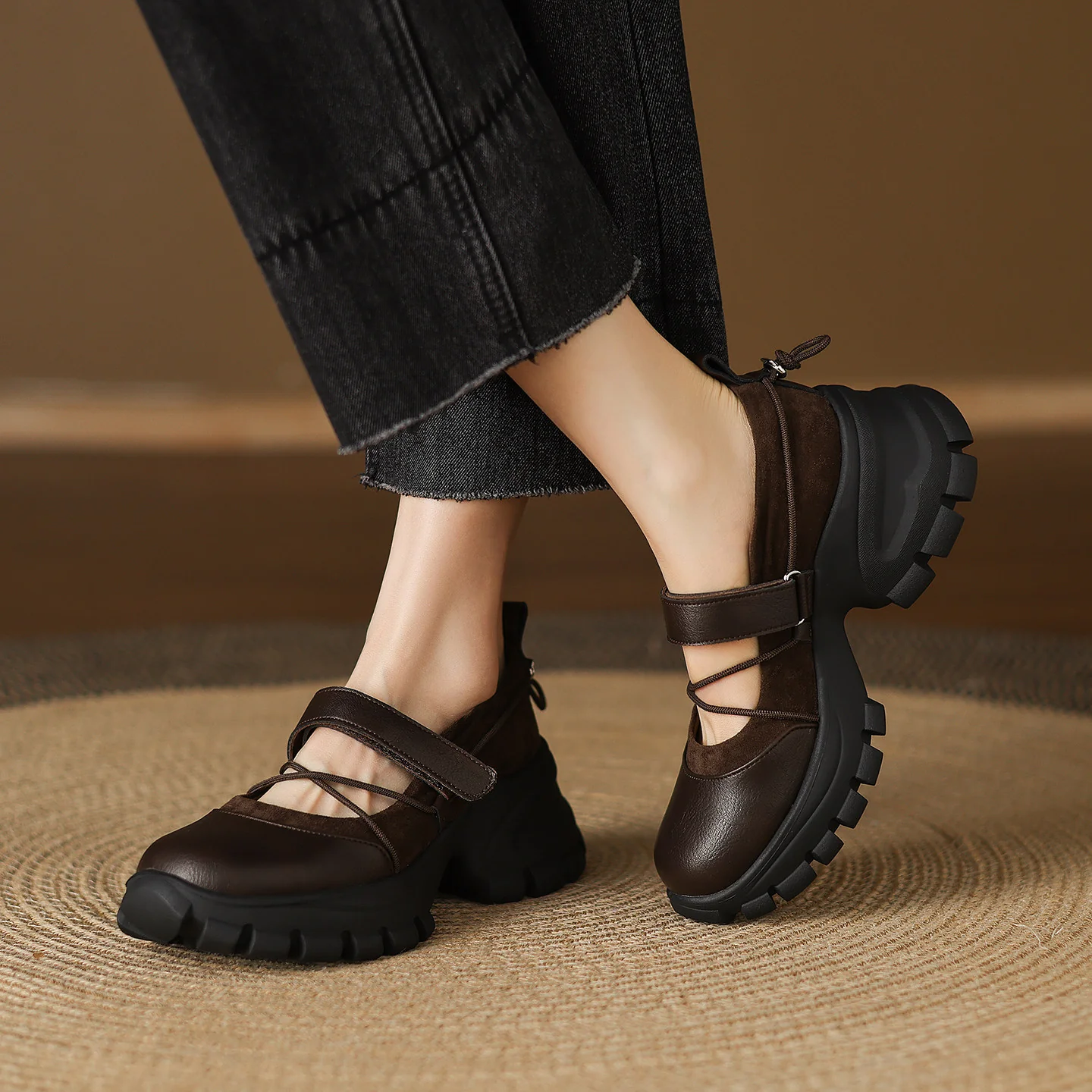 Damen modische Slingback-Schuhe mit elastischen Riemen und bequemer Sohle Heidi Mode - Image 3