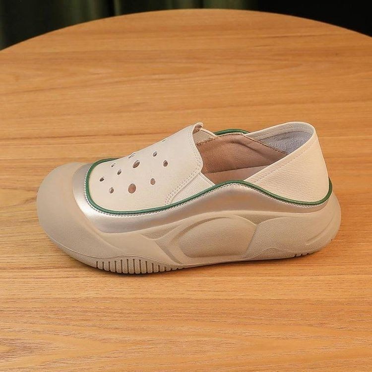 Damen modische Slip-On-Crocks mit atmungsaktiver Mesh-Oberfläche und rutschfester Sohlenkonstruktion Heidi Mode - Image 2