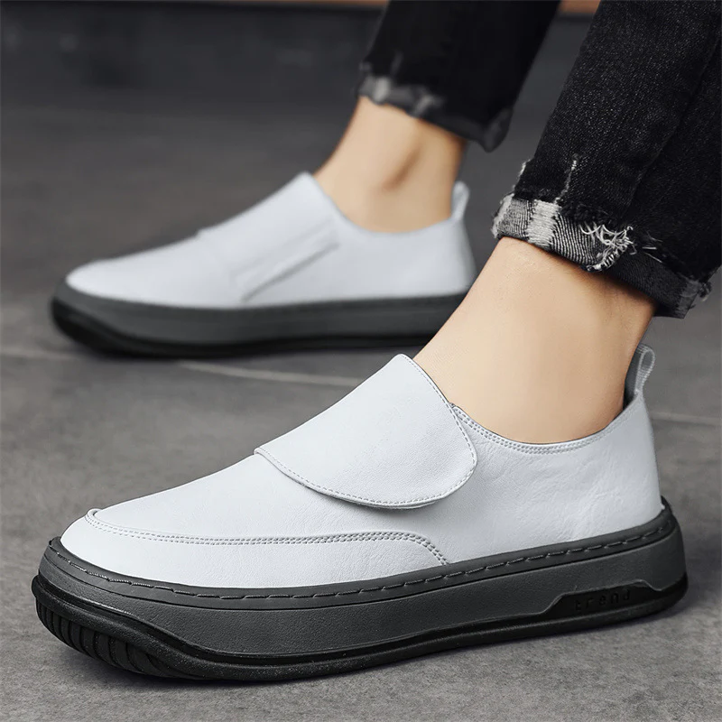 Damen Modische Slip-On Sneaker aus hochwertigem Leder Heidi Mode - Image 7