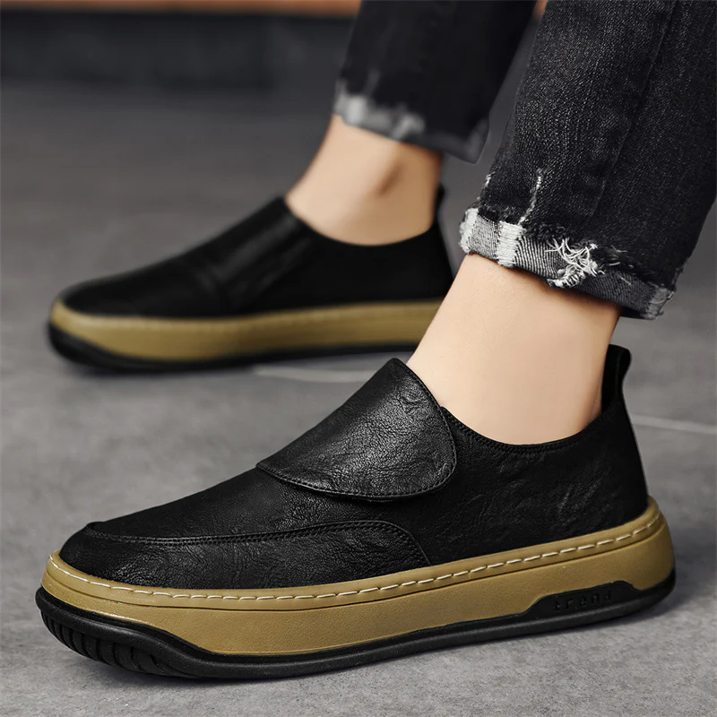 Damen Modische Slip-On Sneaker aus hochwertigem Leder Heidi Mode - Image 8
