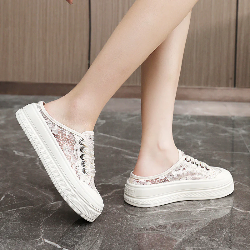Damen Modische Slip-On Sneaker mit Glitzerakzenten Heidi Mode - Image 3