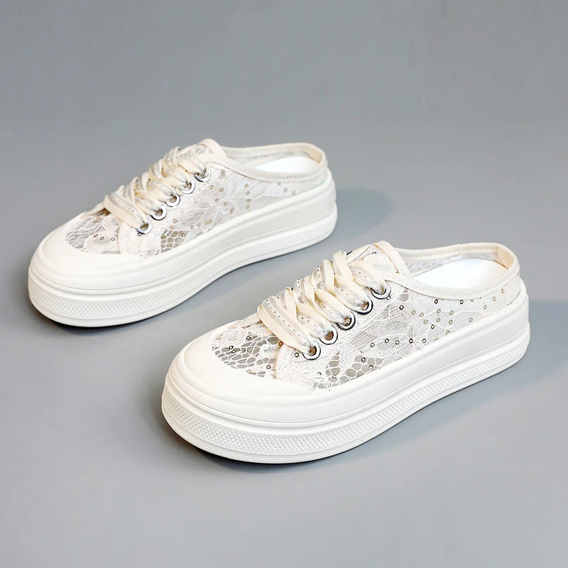 Damen Modische Slip-On Sneaker mit Glitzerakzenten Heidi Mode - Image 7