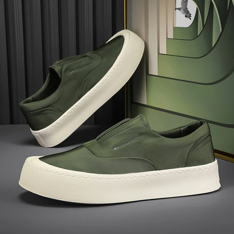 Damen Modische Slip-On Sneakers mit atmungsaktivem Obermaterial und dämpfender Laufsohle Heidi Mode - Image 2