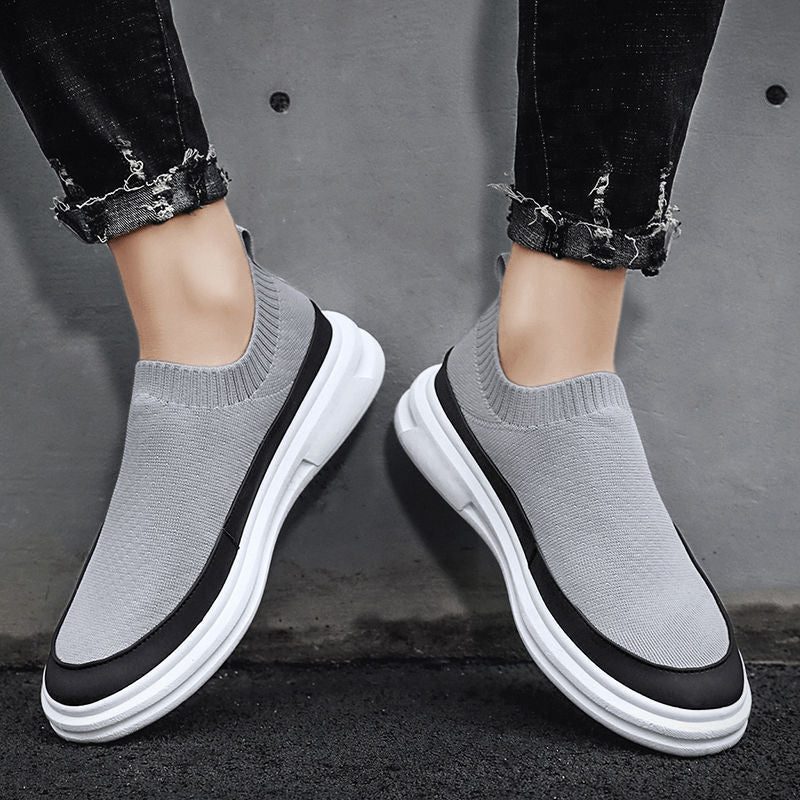 Damen Modische Slip-On Sneakers mit elastischem Strickobermaterial Heidi Mode - Image 3