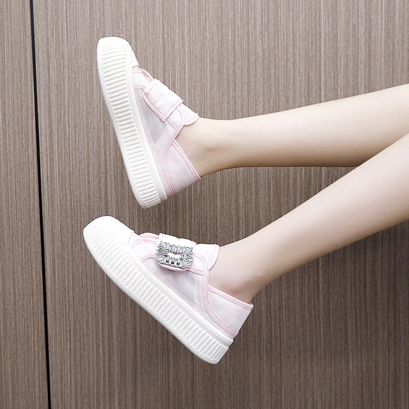 Damen modische Slip-On Sneakers mit eleganter Schnalle Heidi Mode - Image 3