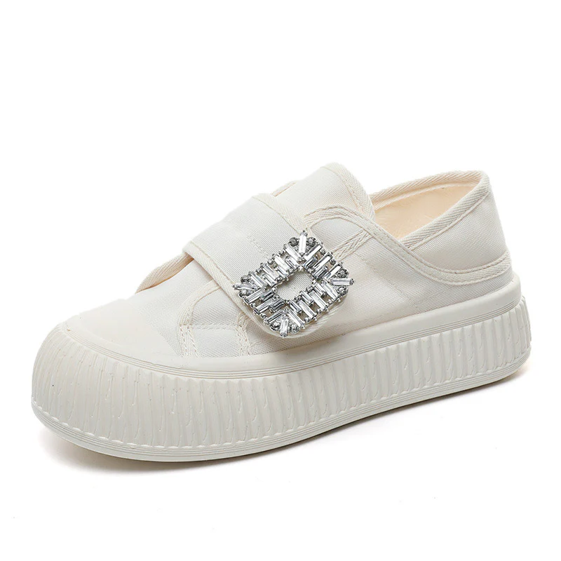 Damen modische Slip-On Sneakers mit eleganter Schnalle Heidi Mode - Image 5
