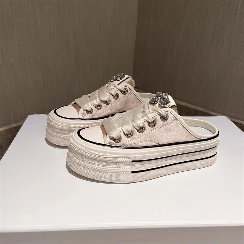 Damen modische Slip-On Sneakers mit glänzenden Details und komfortabler Sohle Heidi Mode - Image 6