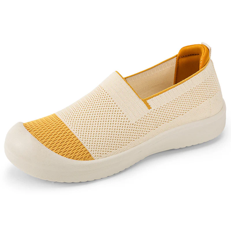Damen Modische Slip-On Sneakers mit rutschfester und atmungsaktiver Strickoberfläche Heidi Mode - Image 5