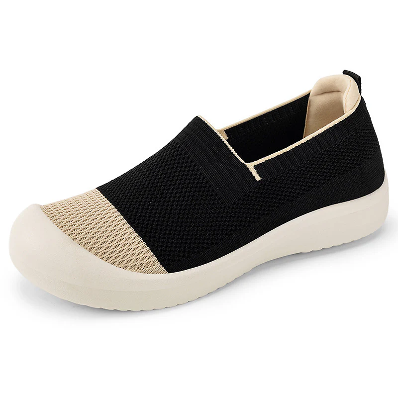 Damen Modische Slip-On Sneakers mit rutschfester und atmungsaktiver Strickoberfläche Heidi Mode - Image 6