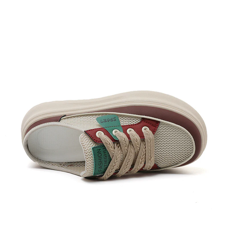 Damen modische Slip-ons mit atmungsaktiver Mesh-Oberfläche und dämpfendem Fußbett Heidi Mode - Image 4