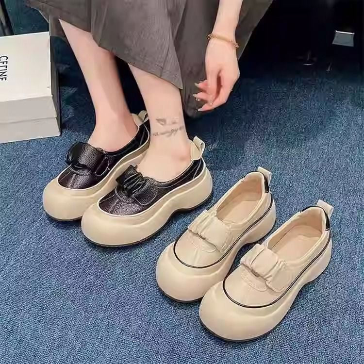 Damen modische Slipper mit extra dicker Sohle und verstellbarem Klettverschluss Heidi Mode - Image 4