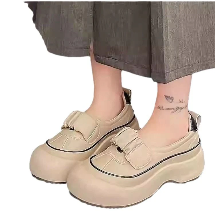 Damen modische Slipper mit extra dicker Sohle und verstellbarem Klettverschluss Heidi Mode - Image 5