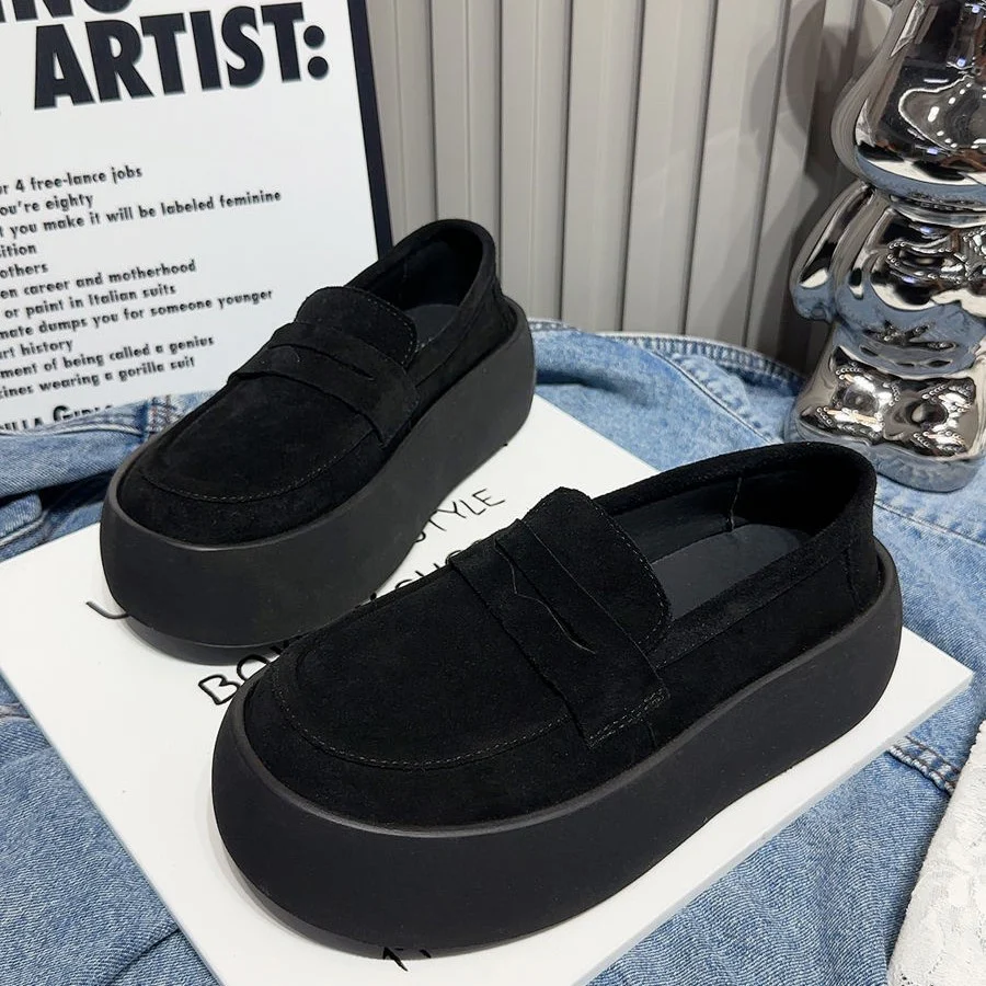 Damen modische Slipper mit extravaganter Plateau-Sohle Heidi Mode - Image 3