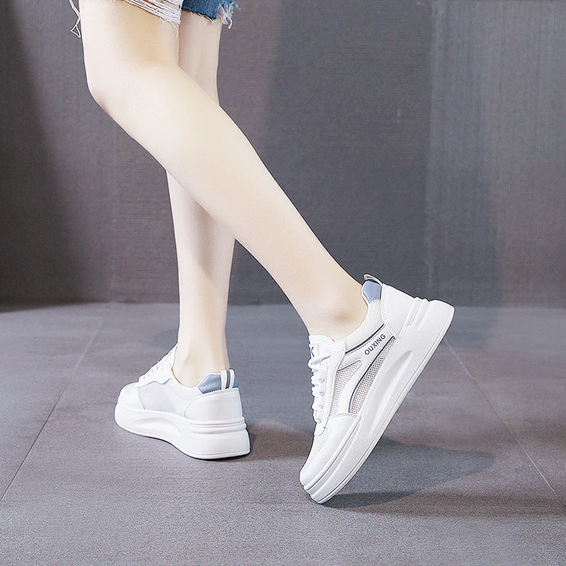 Damen modische Sneaker mit atmungsaktivem Obermaterial und dämpfender Sohle Heidi Mode - Image 3