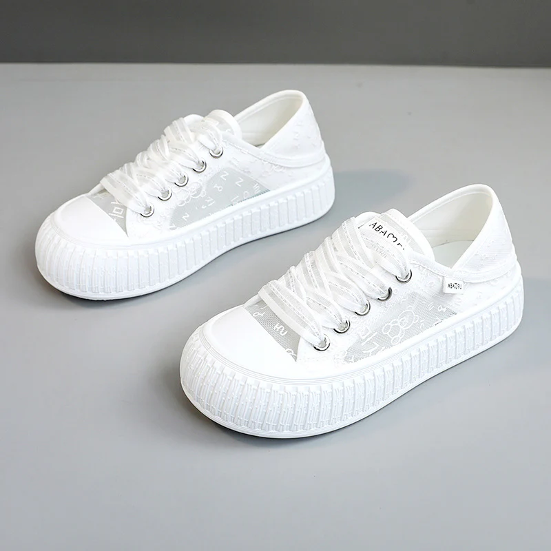 Damen modische Sneaker mit atmungsaktivem Obermaterial und elastischem Schnürsystem Heidi Mode - Image 7