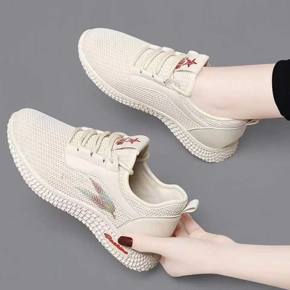 Damen modische Sneaker mit atmungsaktivem Obermaterial und flexiblem Sohlen Design Heidi Mode - Image 6