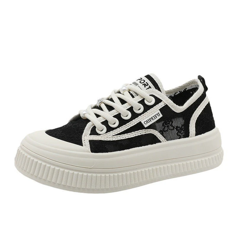Damen modische Sneaker mit atmungsaktivem Obermaterial und rutschfester Sohle Heidi Mode