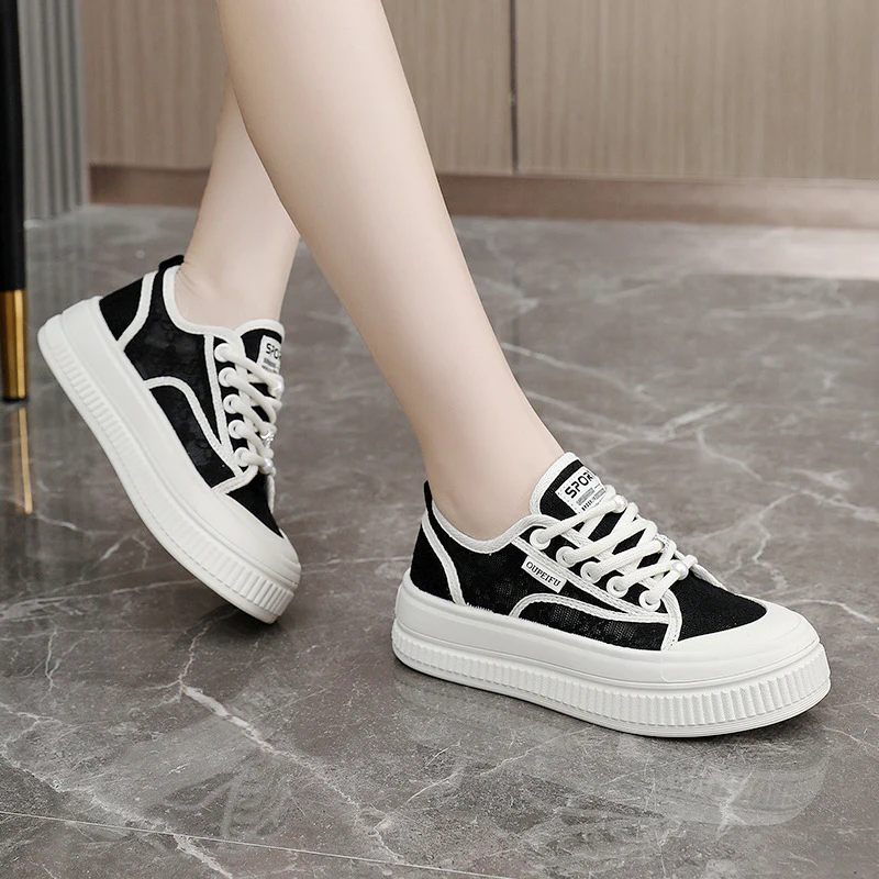 Damen modische Sneaker mit atmungsaktivem Obermaterial und rutschfester Sohle Heidi Mode - Image 4