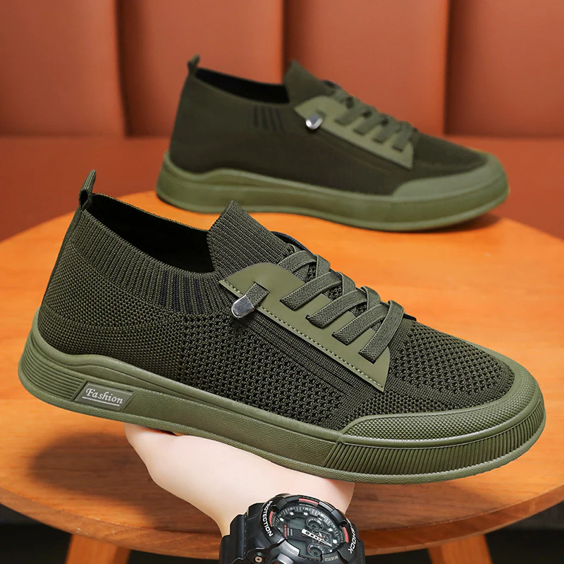 Damen Modische Sneaker mit atmungsaktivem Strickoberteil Heidi Mode - Image 3