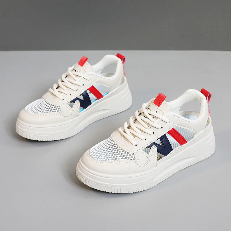 Damen modische Sneaker mit atmungsaktiver Mesh-Oberfläche und dämpfendem Sohlenprofil Heidi Mode - Image 6