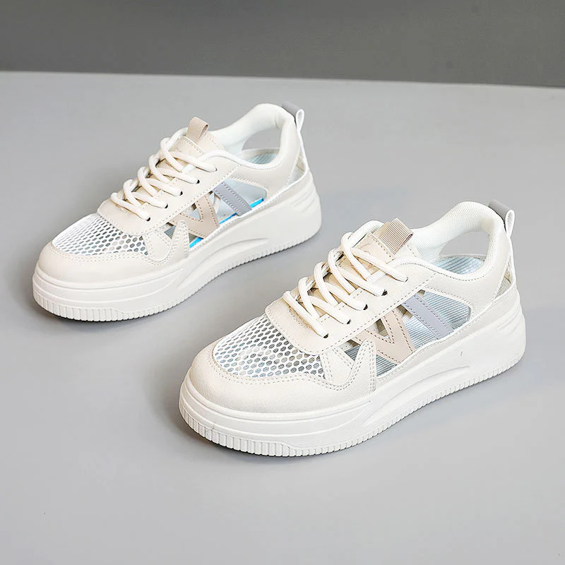 Damen modische Sneaker mit atmungsaktiver Mesh-Oberfläche und dämpfendem Sohlenprofil Heidi Mode - Image 7