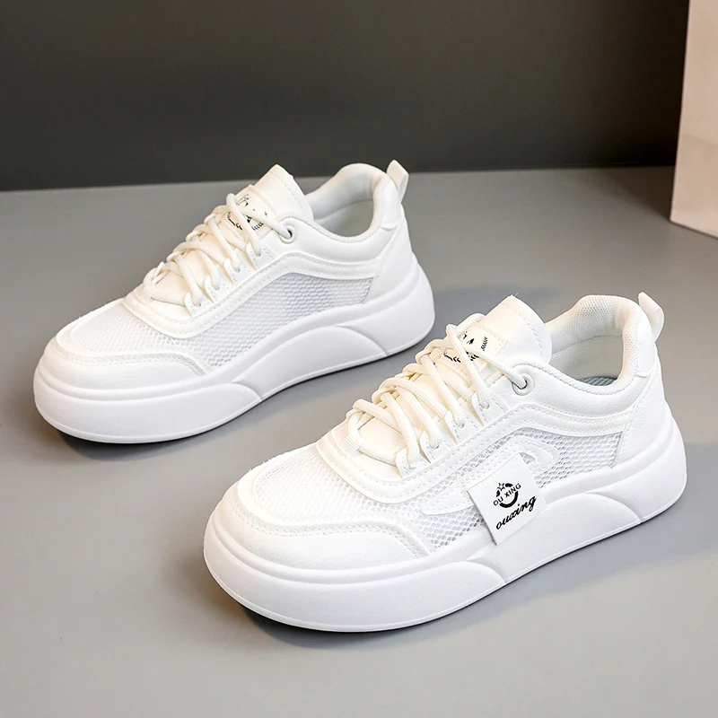 Damen modische Sneaker mit atmungsaktiver Mesh-Oberfläche und flexibler Sohle Heidi Mode - Image 6
