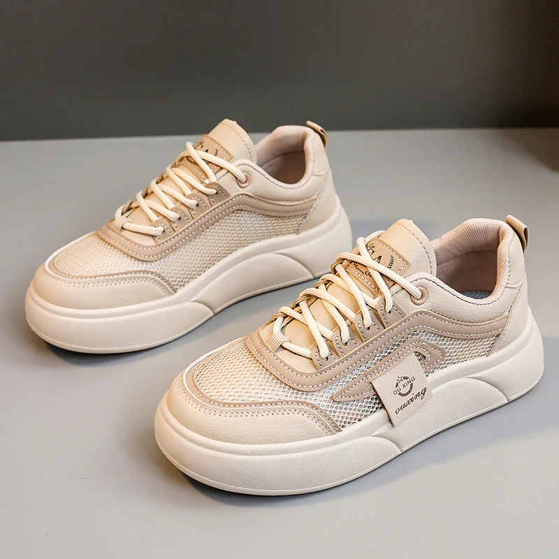 Damen modische Sneaker mit atmungsaktiver Mesh-Oberfläche und flexibler Sohle Heidi Mode - Image 8