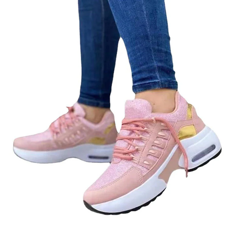 Damen modische Sneaker mit atmungsaktiver Mesh-Oberfläche und stützendem Fußbett Heidi Mode - Image 5