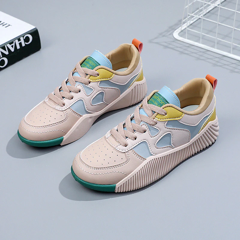 Damen modische Sneaker mit atmungsaktiver Oberflächenstruktur und rutschfester Sohle Heidi Mode - Image 7