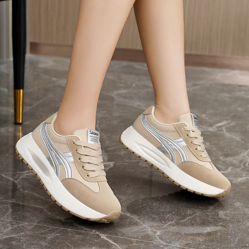 Damen Modische Sneaker mit attraktivem Plateau und atmungsaktivem Obermaterial Heidi Mode - Image 4