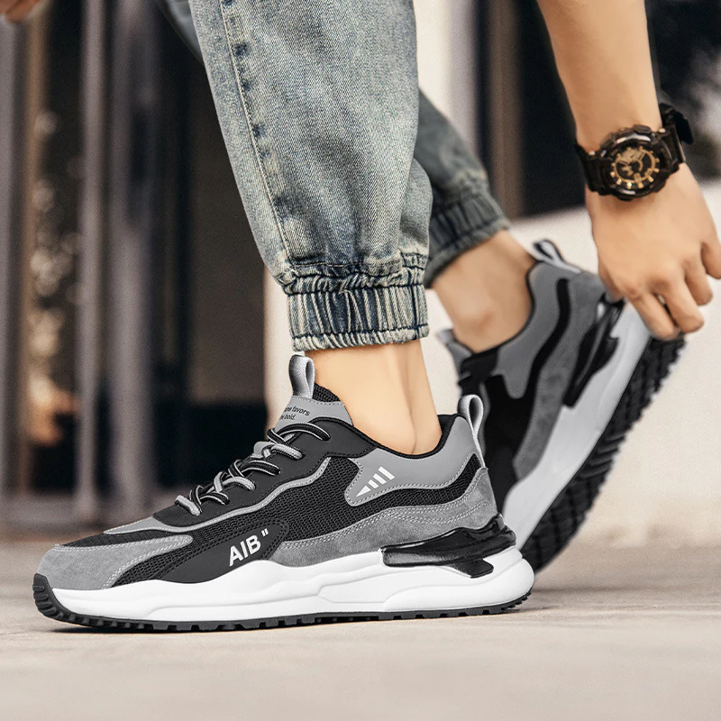 Damen Modische Sneaker mit dämpfender Sohle und atmungsaktivem Mesh-Obermaterial Heidi Mode - Image 4