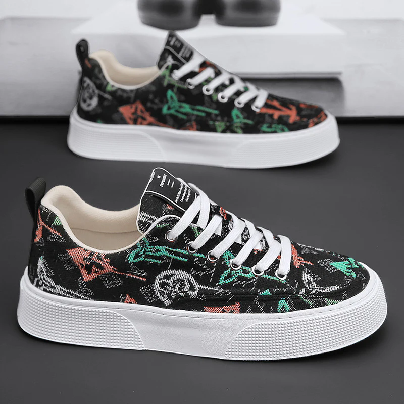 Damen Modische Sneaker mit einzigartigem Druckdesign Heidi Mode - Image 2