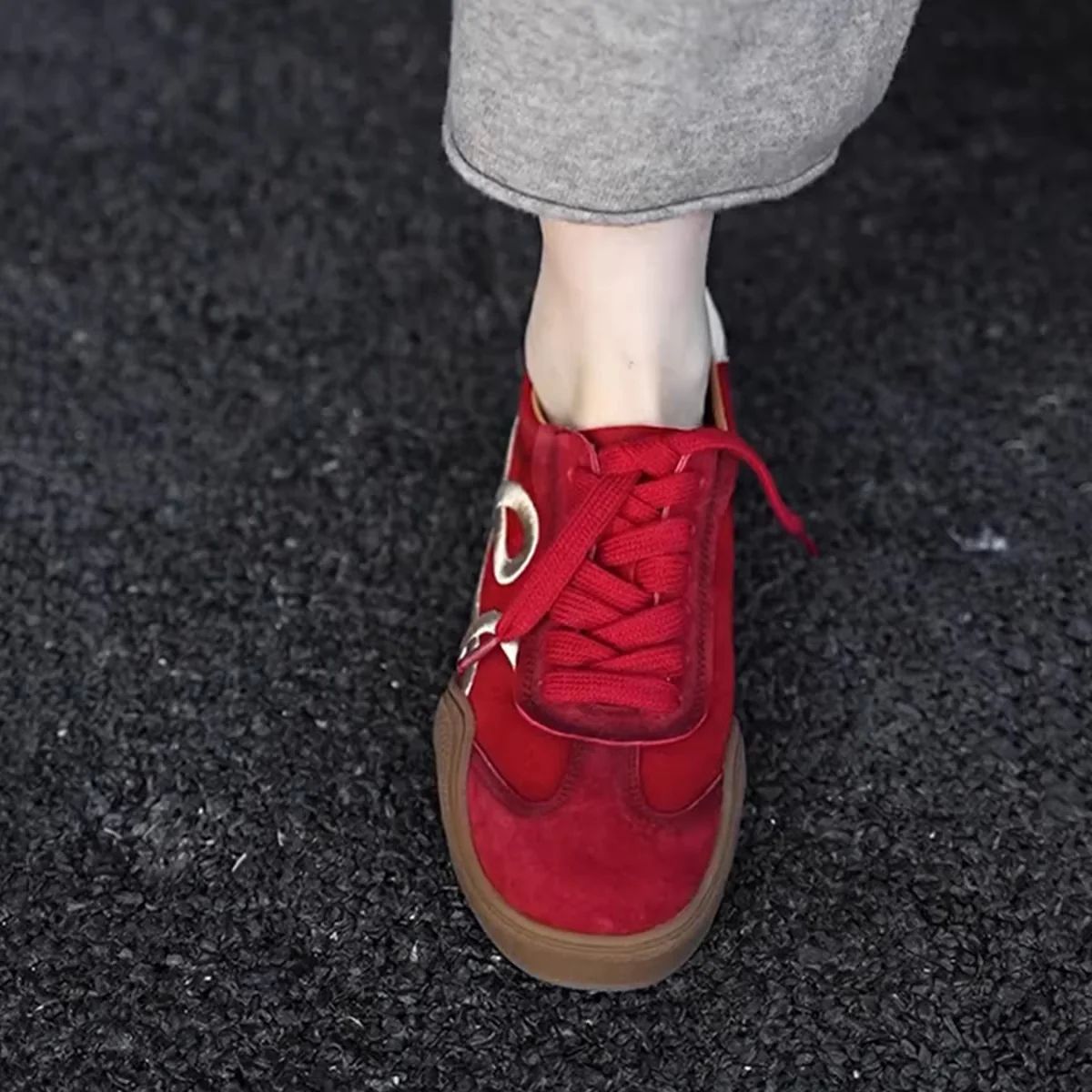 Damen modische Sneaker mit einzigartigem Schnürsystem und Komfortsohle Heidi Mode - Image 3