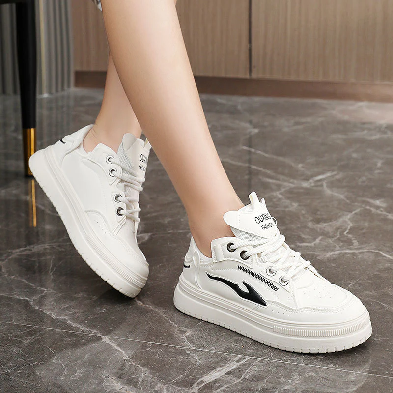 Damen modische Sneaker mit futuristischem Design und ergonomischer Dämpfung Heidi Mode - Image 3