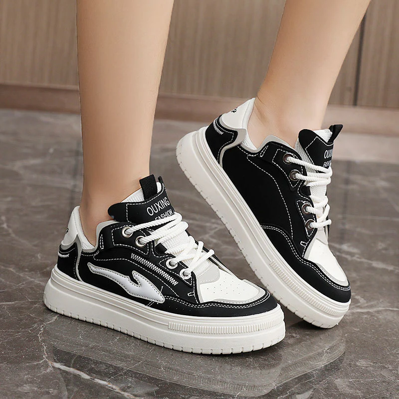 Damen modische Sneaker mit futuristischem Design und ergonomischer Dämpfung Heidi Mode - Image 4