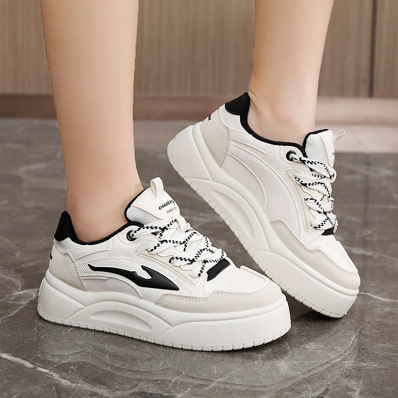 Damen modische Sneaker mit gepolsterter Innensohle und rutschfester Laufsohle Heidi Mode - Image 3
