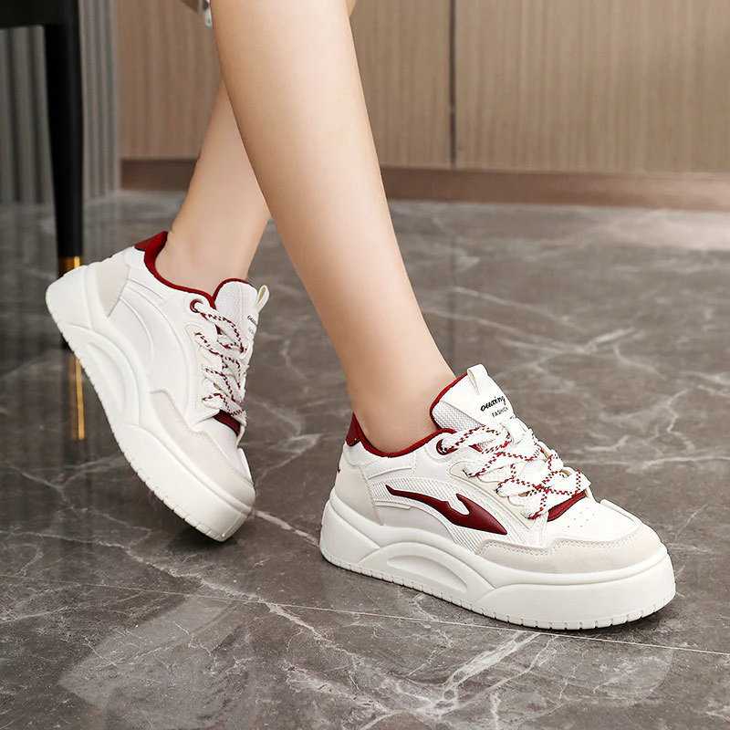 Damen modische Sneaker mit gepolsterter Innensohle und rutschfester Laufsohle Heidi Mode - Image 4
