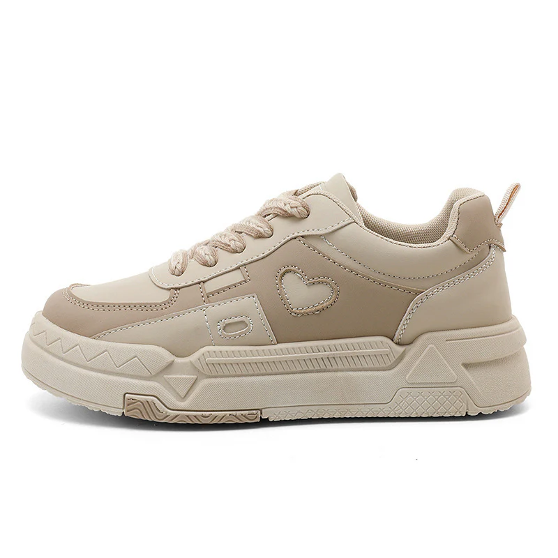 Damen modische Sneaker mit herzförmiger Applikation und robustem Sohlendesign Heidi Mode - Image 5