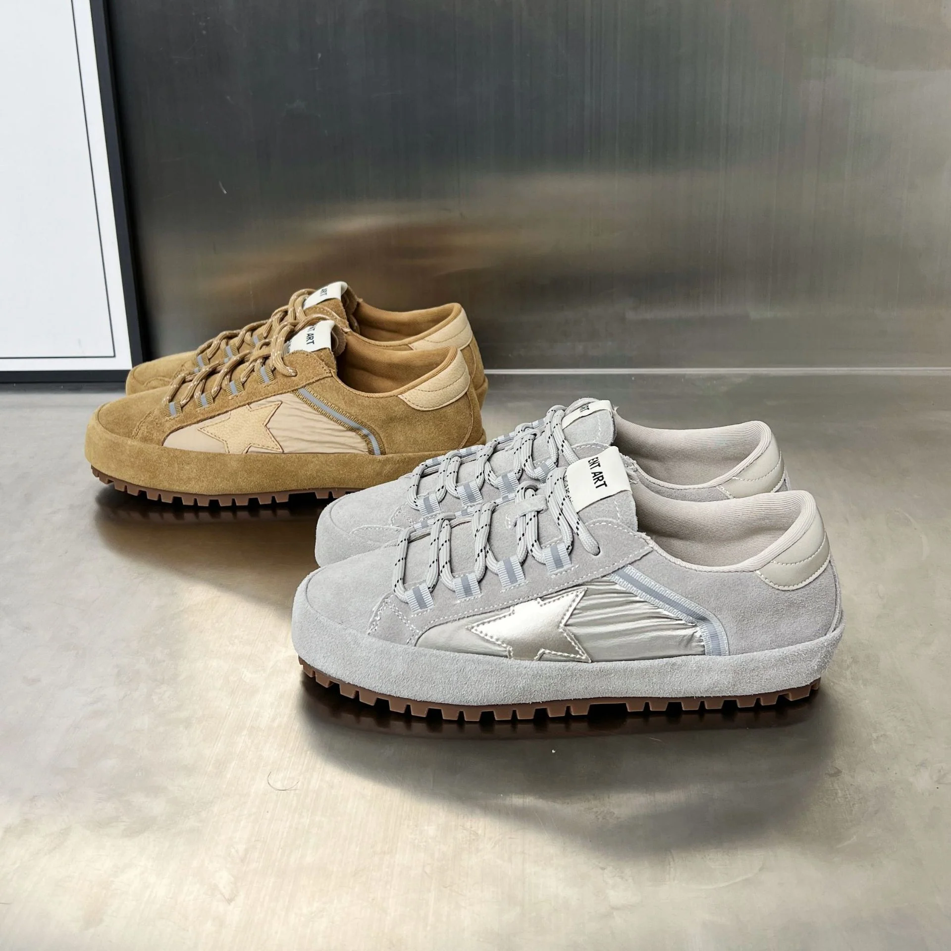 Damen Modische Sneaker mit hochgezogener Sohle und atmungsaktivem Obermaterial Heidi Mode - Image 3