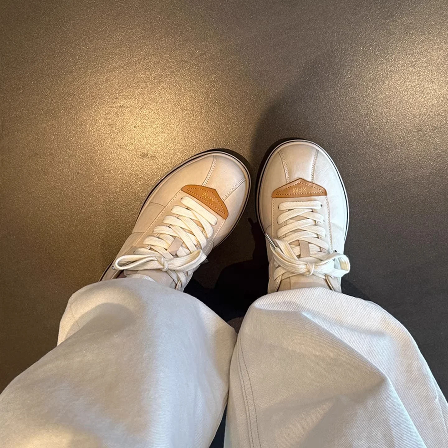 Damen modische Sneaker mit hochwertigem Leder und bequemer Polsterung Heidi Mode - Image 3