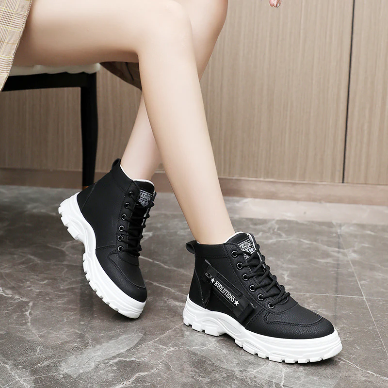Damen modische Sneaker mit hohem Schaft und robustem Sohlenprofil Heidi Mode - Image 4