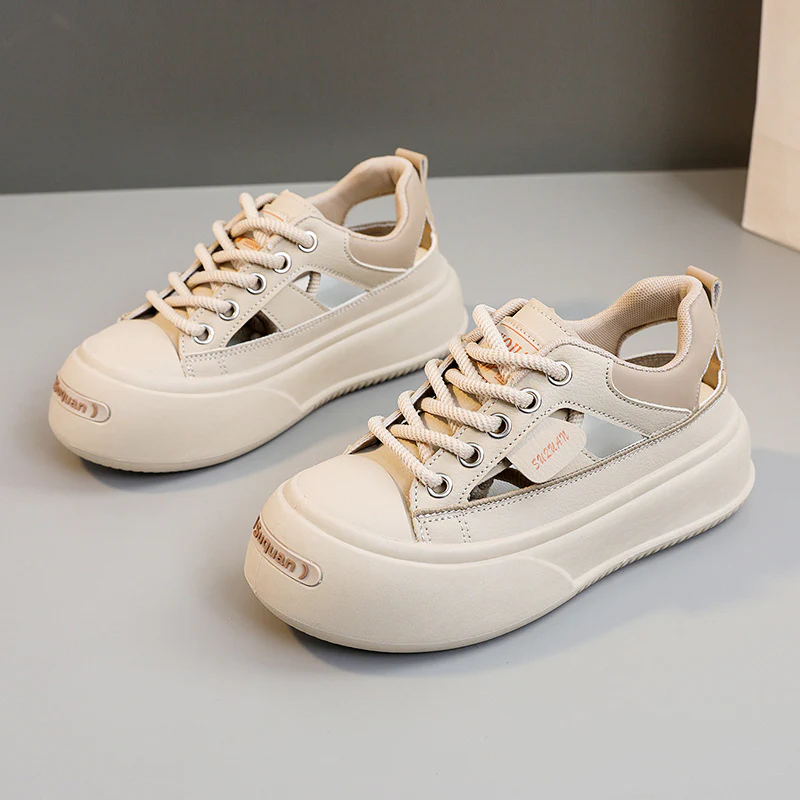 Damen modische Sneaker mit innovativem Sohlendesign und atmungsaktiver Obermaterialstruktur Heidi Mode - Image 2