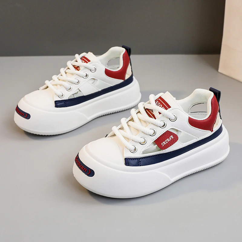 Damen modische Sneaker mit innovativem Sohlendesign und atmungsaktiver Obermaterialstruktur Heidi Mode - Image 6