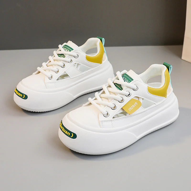 Damen modische Sneaker mit innovativem Sohlendesign und atmungsaktiver Obermaterialstruktur Heidi Mode - Image 7