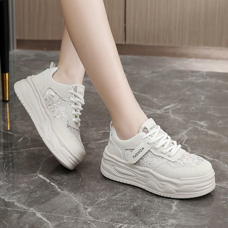 Damen modische Sneaker mit innovativer Netzstruktur und komfortabler Dämpfung Heidi Mode - Image 4