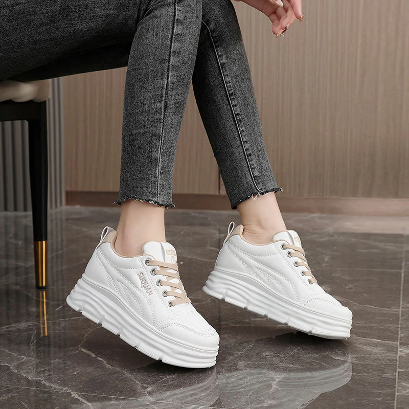 Damen modische Sneaker mit komfortabler Plattform-Sohle Heidi Mode - Image 4