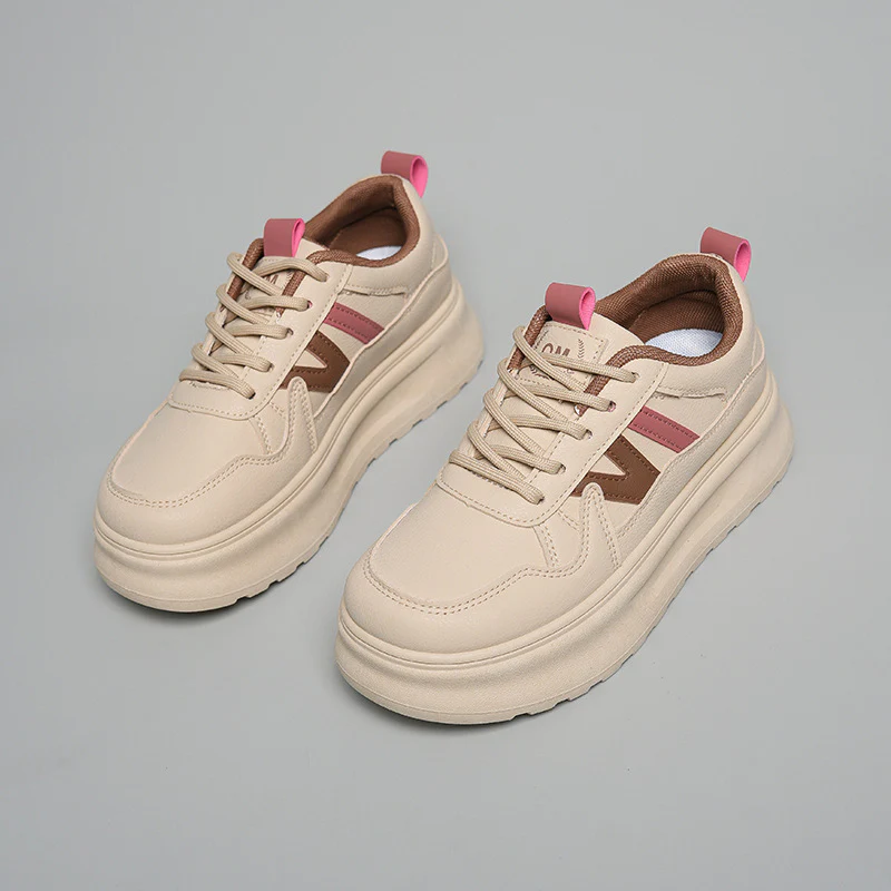 Damen modische Sneaker mit plateauartiger Laufsohle und atmungsaktivem Obermaterial Heidi Mode - Image 2