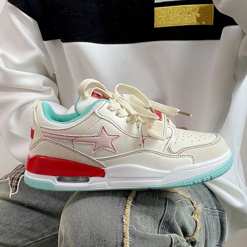 Damen modische Sneaker mit praktischem Klettverschluss und stylischem Sternenmuster Heidi Mode - Image 4