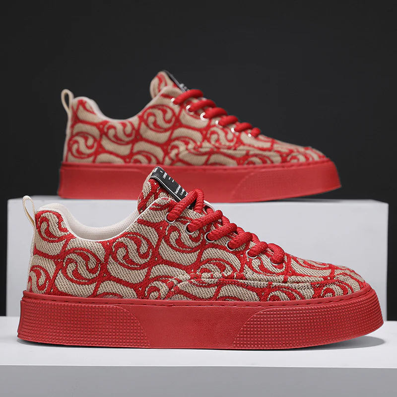 Damen Modische Sneaker mit stylishem Muster von Heidi Mode - Image 8